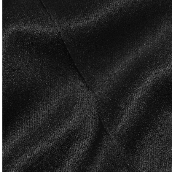 NWT Alice + Olivia Dylan satin black high rise pants size 2 - Picture 5 of 10